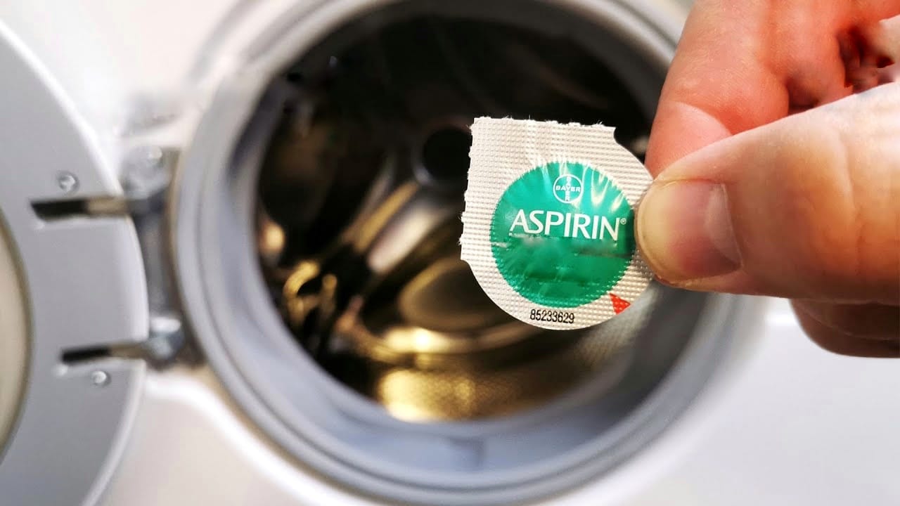 Aspirina in lavatrice
