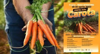 Rinviata al 22 e 23 aprile la Festa della carota